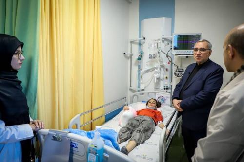 بازدید سرزده وزیر بهداشت از بیمارستان بهارلو