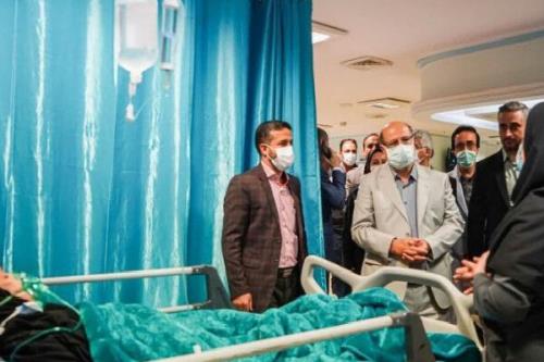 بازدید زالی از بیمارستان های مدرس و طالقانی