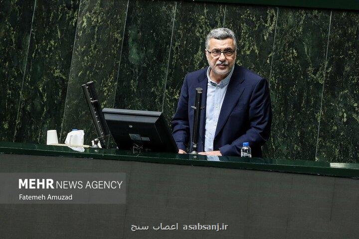 شرح نتایج سوالات نمایندگان از ظفرقندی یک نفر قانع نشد